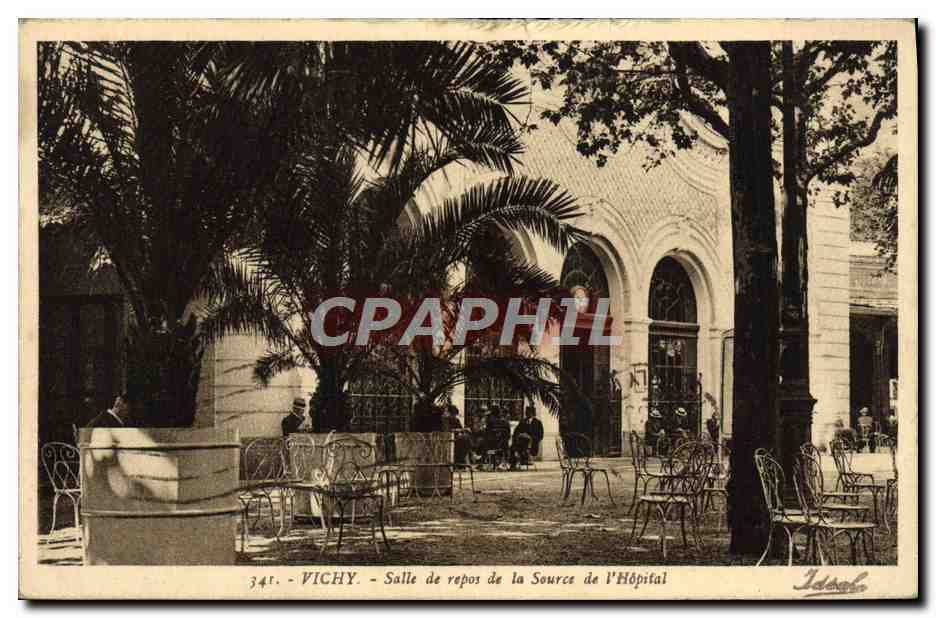 Vichy - Salle de repos de la Source de l'Hôpital — Édition Idéal, n° 341