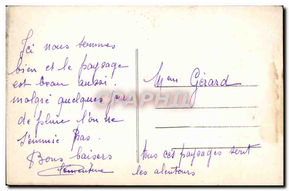 CPA Nos Campagnes Paysage sur la Glane En Limousin — Rückseite
