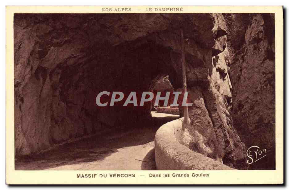 CPA Massif du Vercors Dans les Grands Goulets