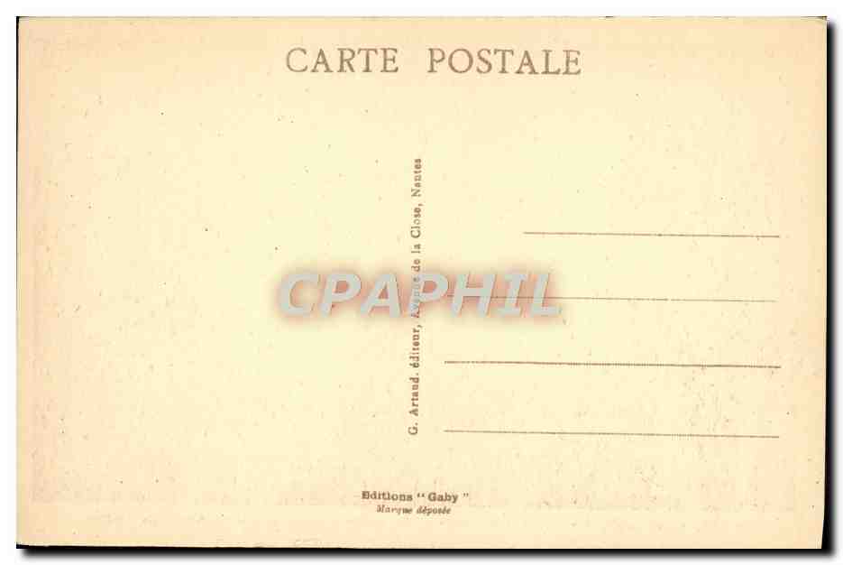 CPA Carcassonne La Cite Interieur des Remparts Emplacement du theatre — Verso