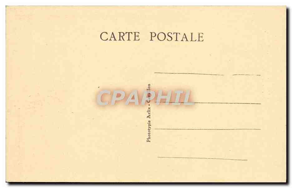 CPA Castellane Station Estivale Notre Dame du Roc vu de la Place de la Grave — Rückseite