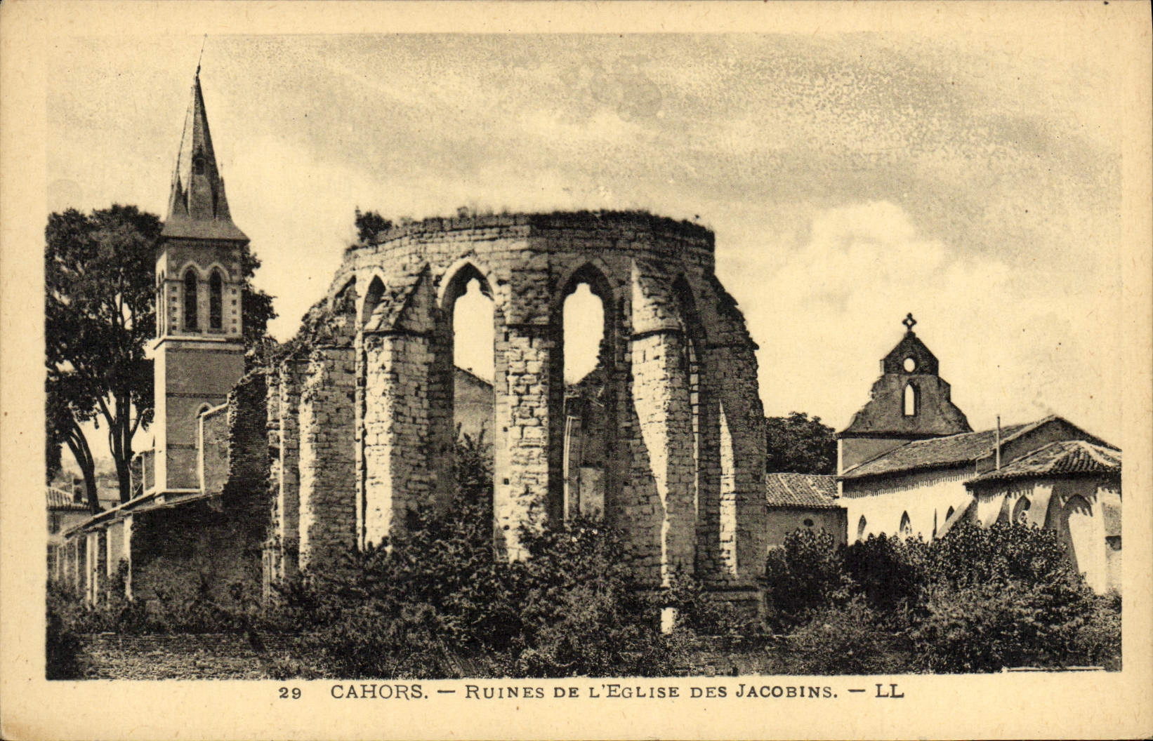 Cahors — Ruines de l'église des Jacobins — LL