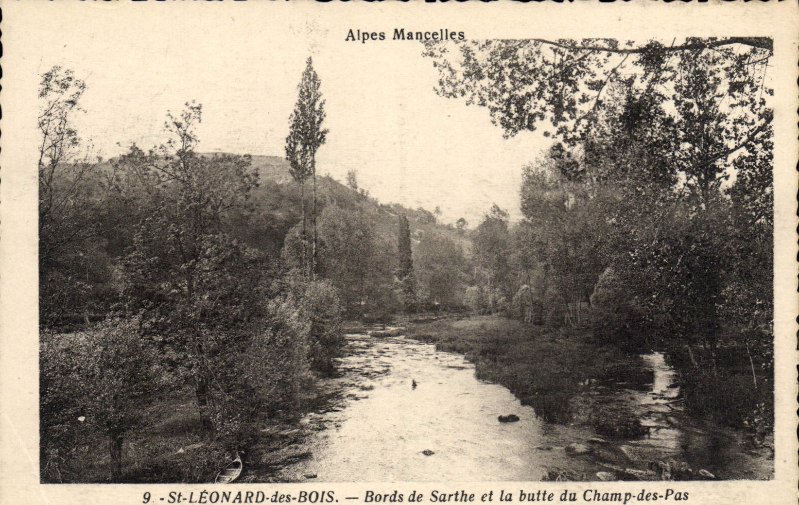 St-Léonard-des-Bois — Bords de Sarthe et la butte du Champ-des-Pas — Alpes Mancelles