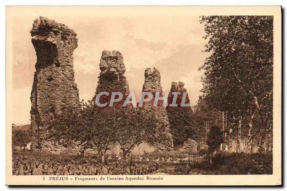 CPA Frejus Fragments De I'Ancien Aqueduc Romain
