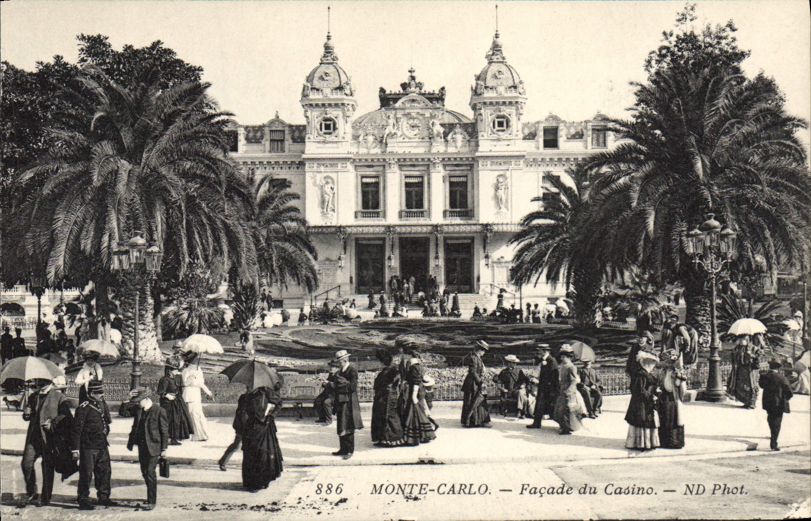 Monte-Carlo — Façade du Casino — ND Phot.