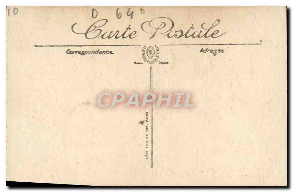 CPA Pau Le Chateau La Chambre De Henri IV — Rückseite