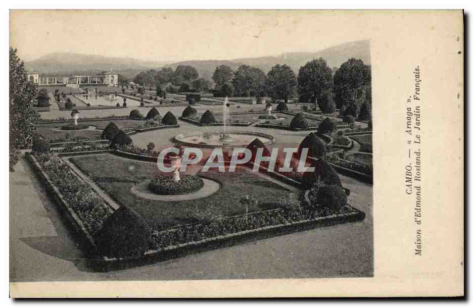 Cambo - « Arraïga » - Jardin d'Edmond Rosland, Maison Française
