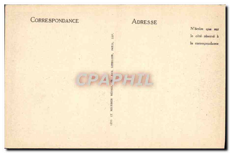 CPA Auxerre La Prefecture Ancien Palais Episcopal — Verso