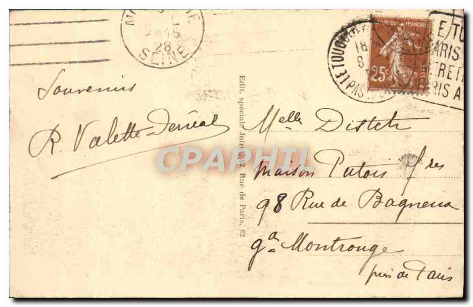 Le Touquet-Paris-Plage - La Digue — éditeur spécialiste, n°10 — Rückseite