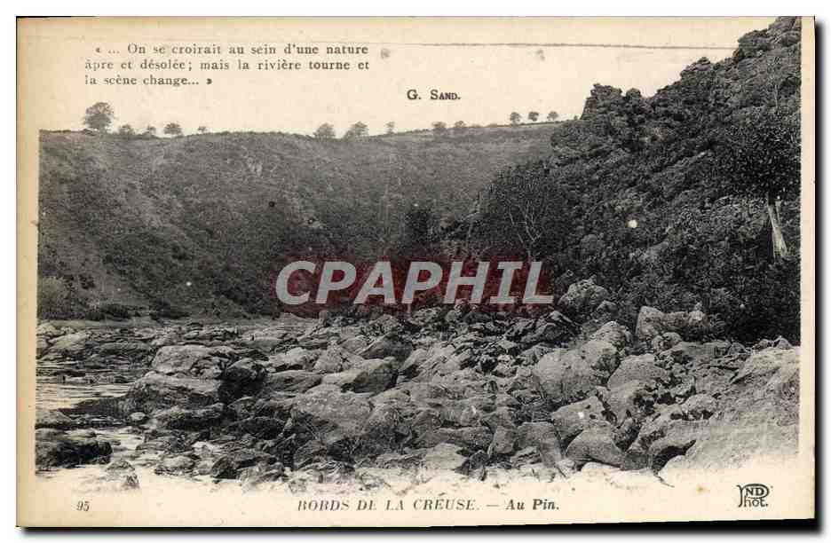 CPA Bords de la Creuse Au pin