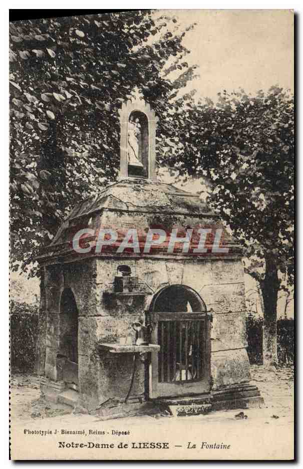 CPA Notre Dame De Liesse La fontaine