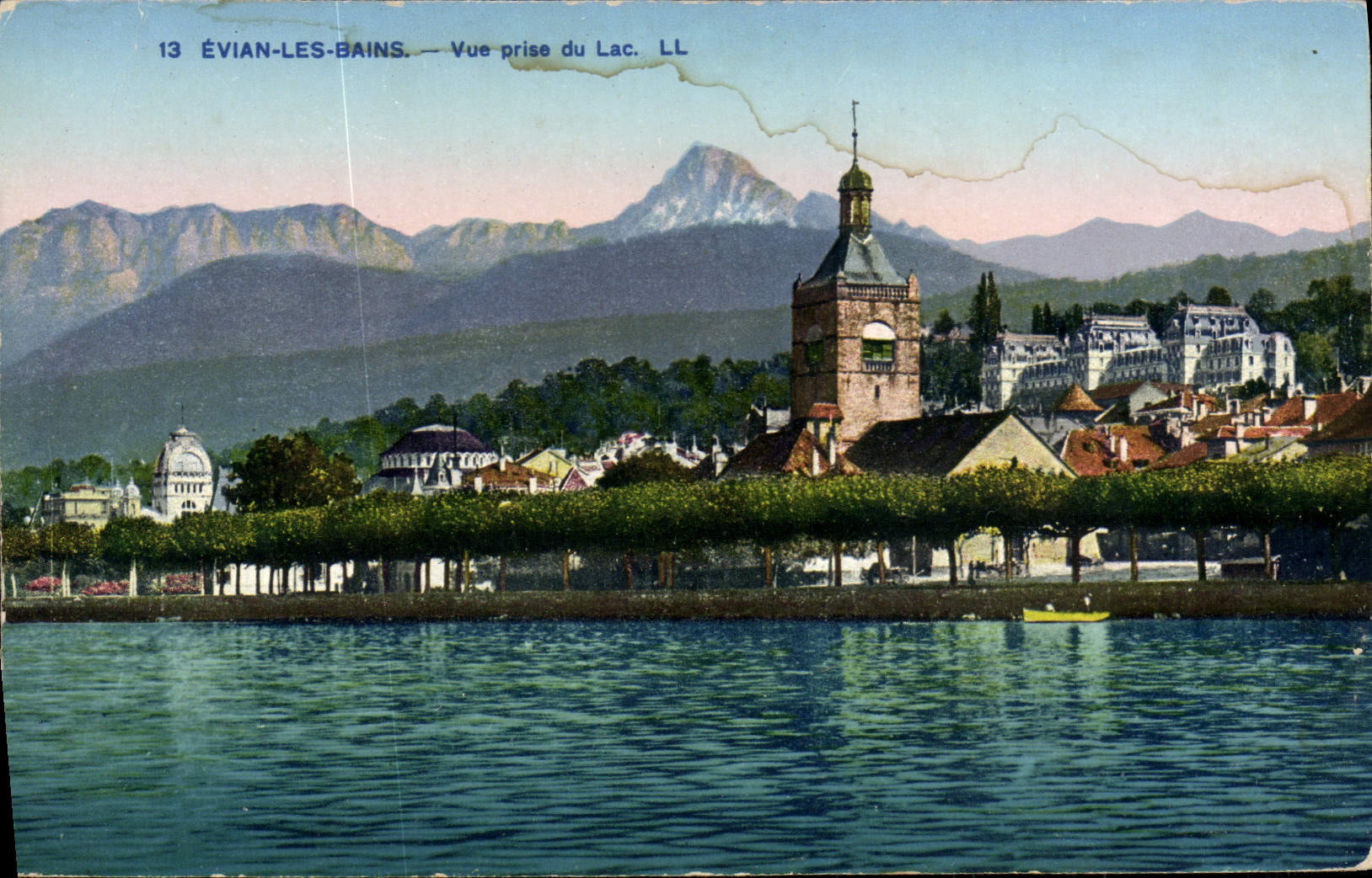 ÉVIAN-LES-BAINS — Ansicht vom See. LL — n°13