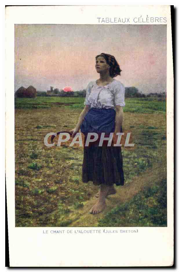 CPA Le Chant De L'Alouette Jules Breton
