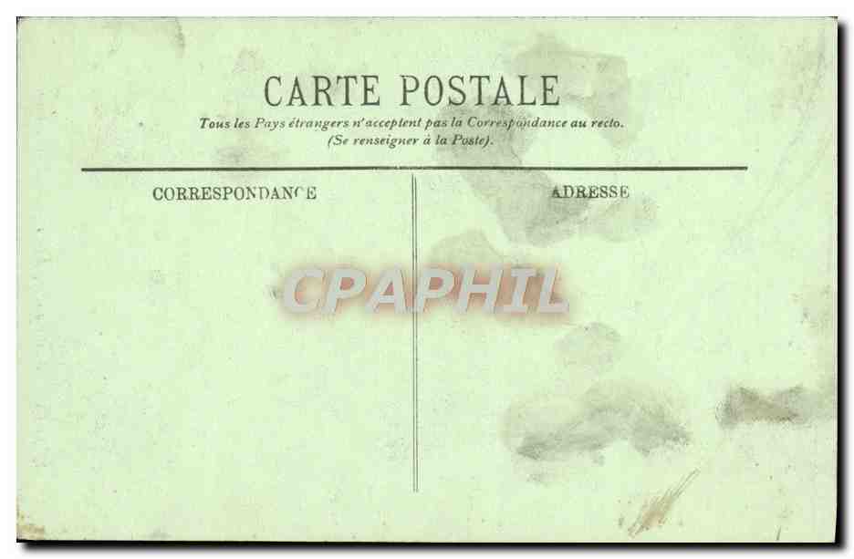 CPA Lourdes Grottes des Espelugues Sainte Madeleine — Verso