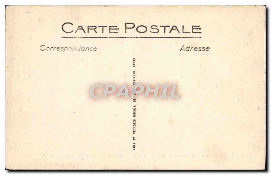 CPA Lourdes Le Calvaire 14eme station Jesus est mis dans le sepulcre — Verso