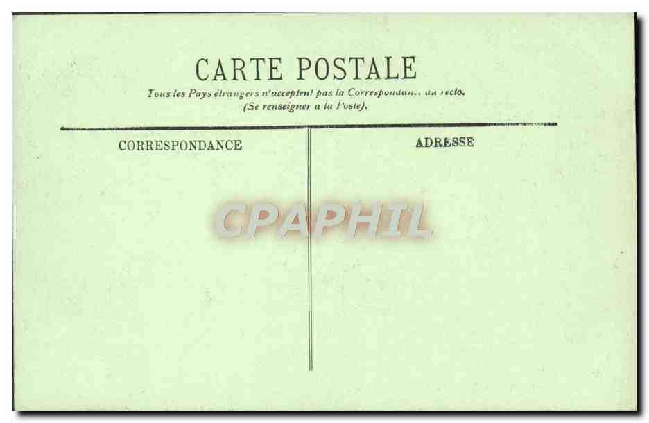 CPA Compiegne Le Parc et le Banc de Napoleon 1er — Verso