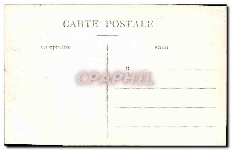 CPA Compiegne Chasse a Courre Harde Traversant l'allee — Rückseite