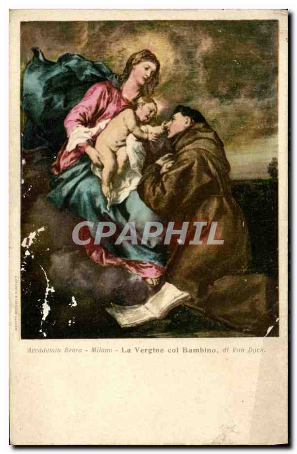 La Vierge col Bambino - Accademia Brera - Milano - di Van Dyck