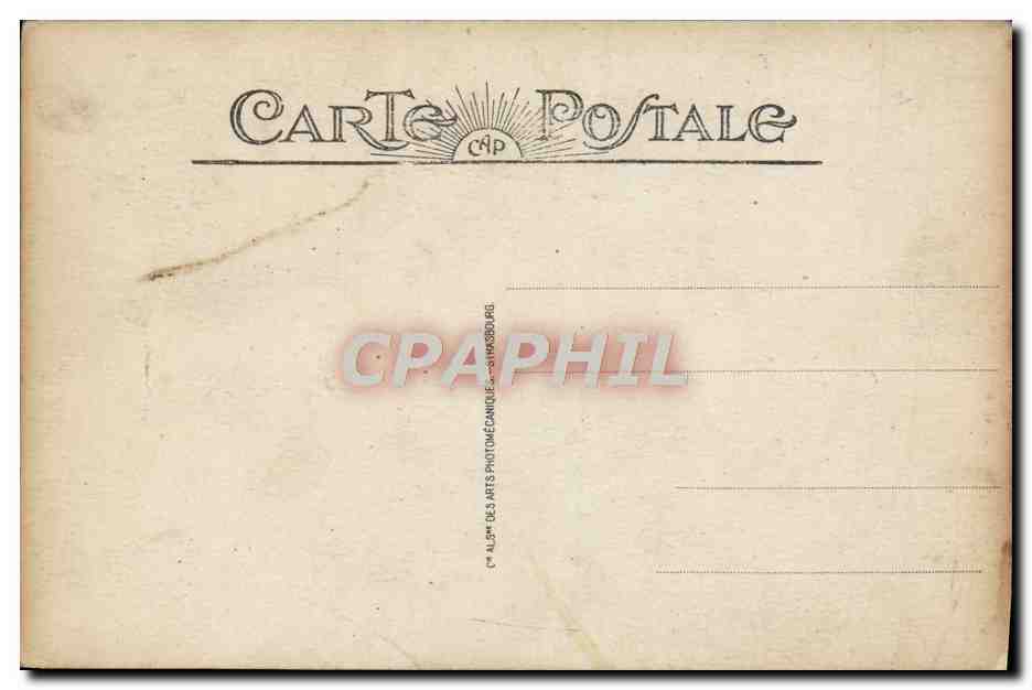 CPA Monte Carlo Le Casino et L'Hotel de Paris — Rückseite