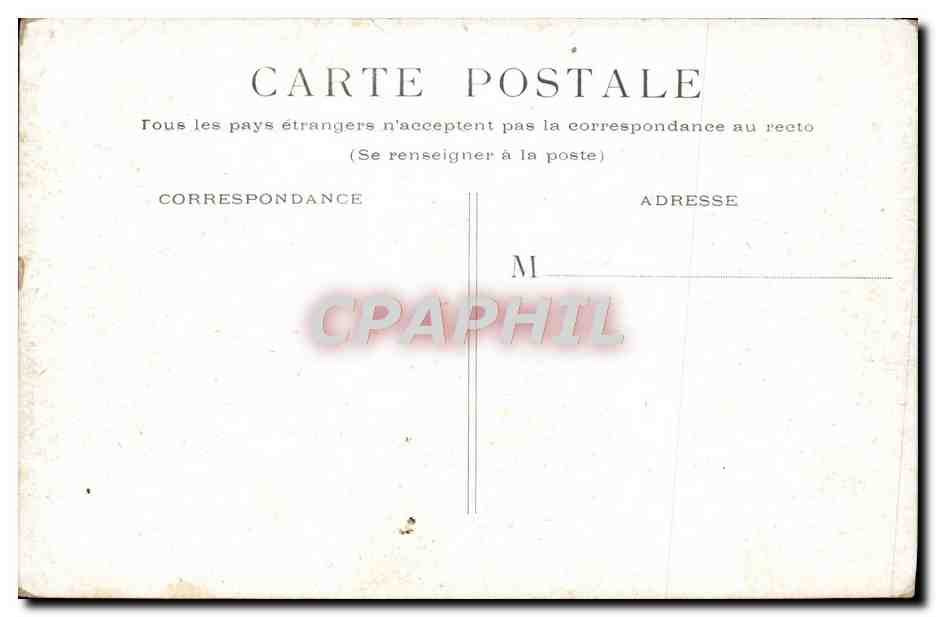 CPA Paris Le Lac du Bois de Boulogne — Verso