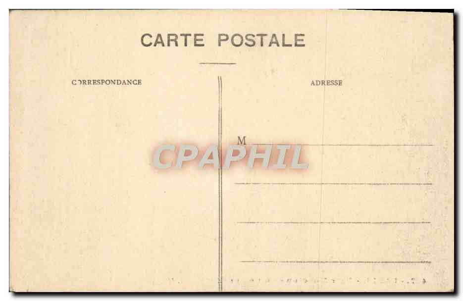 CPA Paris Parc Monceau La Colonnade — Verso