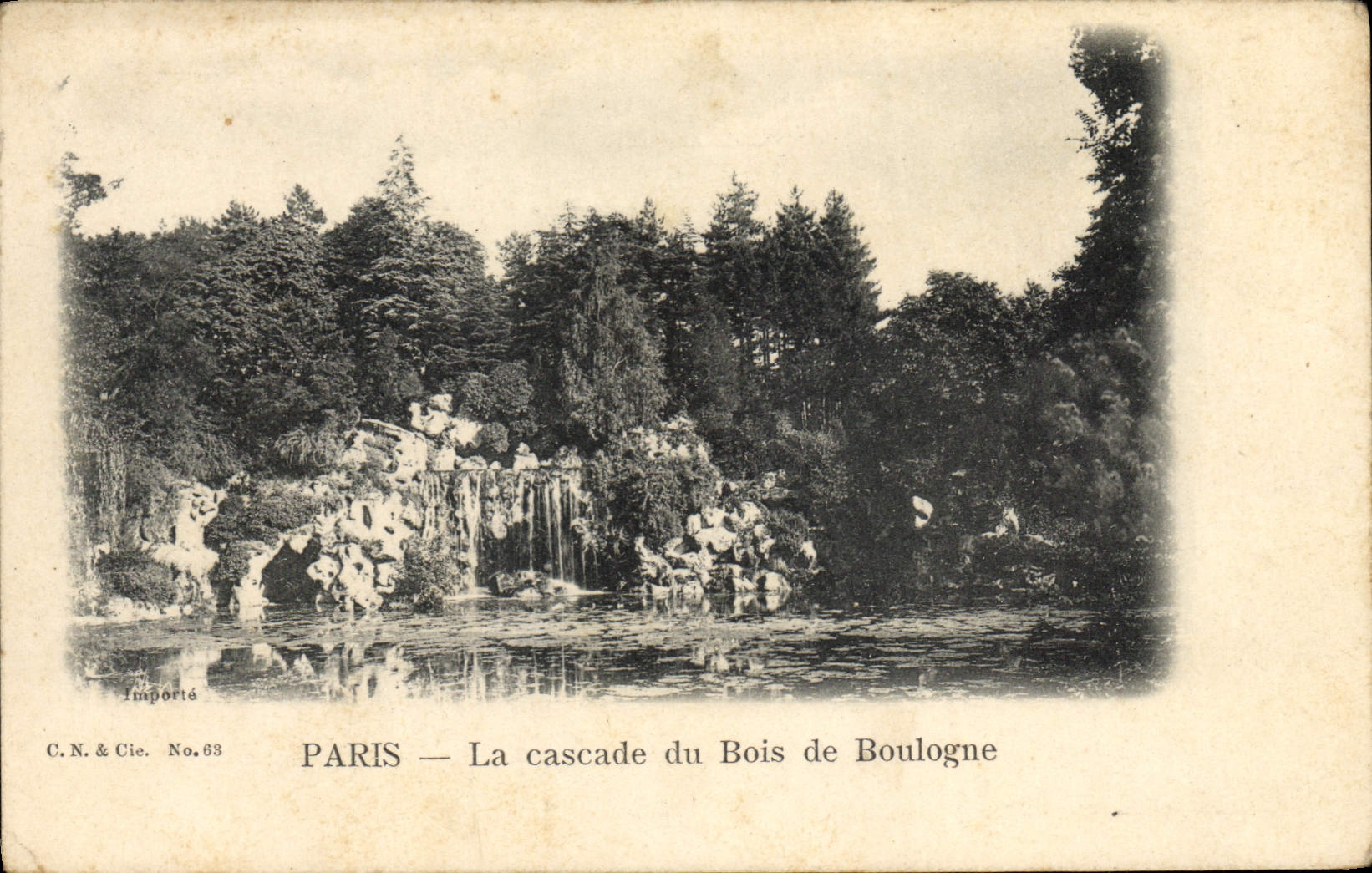 CPA Paris La Cascade du Bois de Boulogne