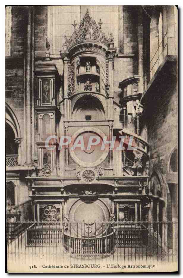 CPA Cathedrale de Strasbourg L'Horloge Astronomique