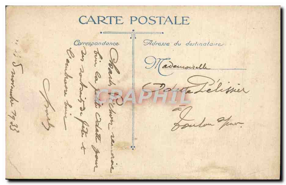 CPA Chalon sur Saone Kiosque de musique — Rückseite