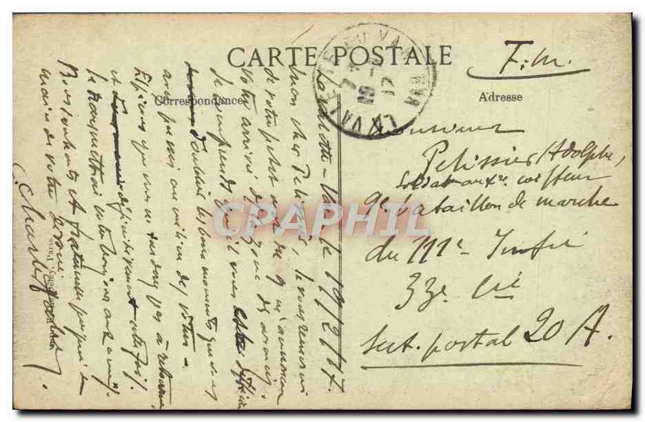 Toulon — Anse Magaud — BLD, n° 259 — Verso