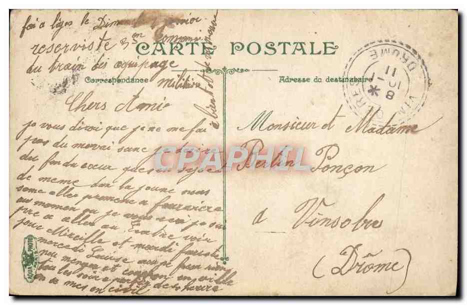 Basilique Notre-Dame de Fourvière — Lyon — éditée par la Société des Cartes Postales de Lyon — Verso