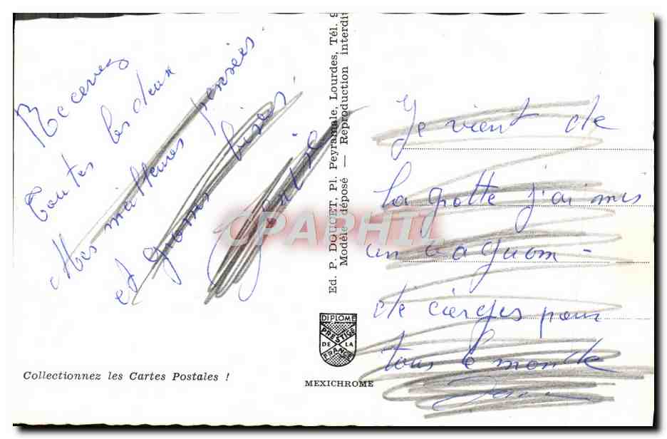 CPM Lourdes — Verso