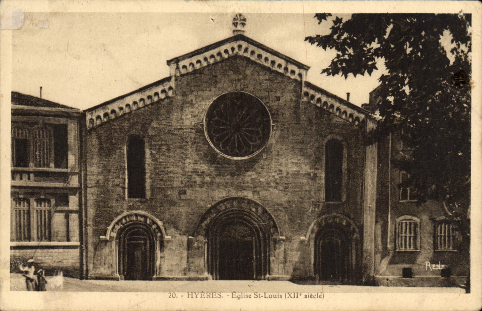 CPA Hyeres Eglise ST Louis 