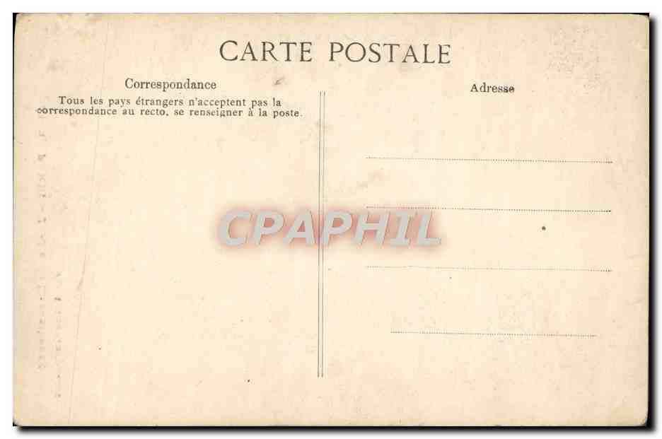 CPA Paris Jardin du Luxembourg Fontaine Carpeaux — Verso