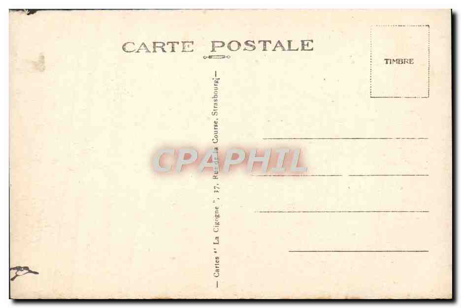 CPA Chateau de Saint Ulrich Pres de Ribeauville — Verso