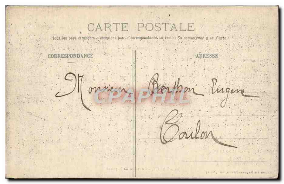 CPA Nancy Fontaine De Neptune — Verso
