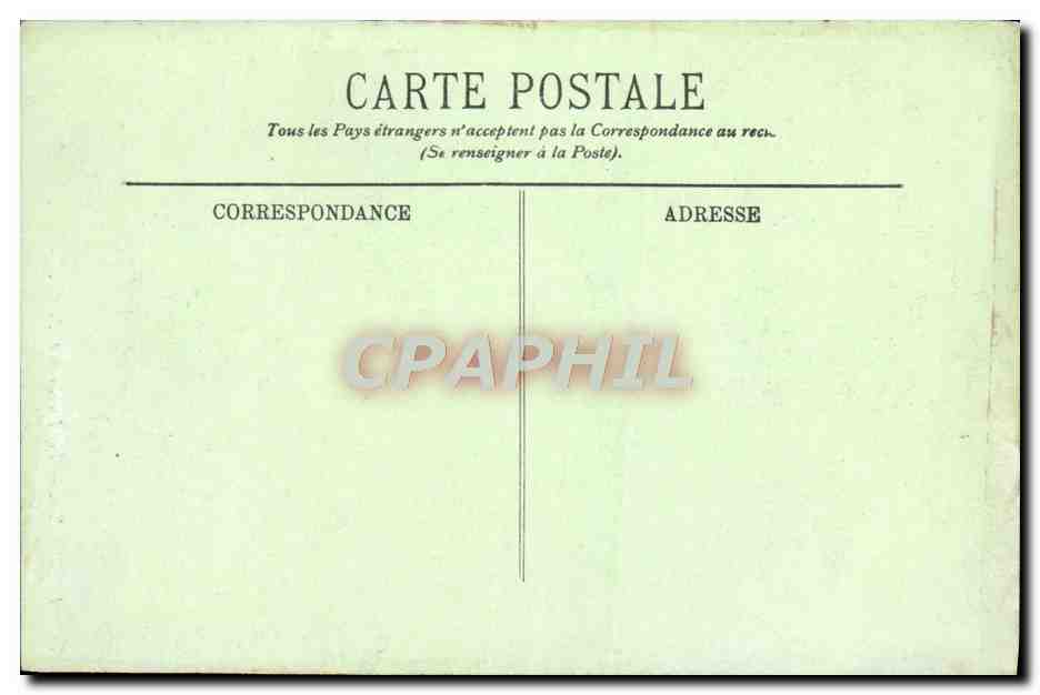CPA Paris Les Escaliers de L'Opera — Rückseite