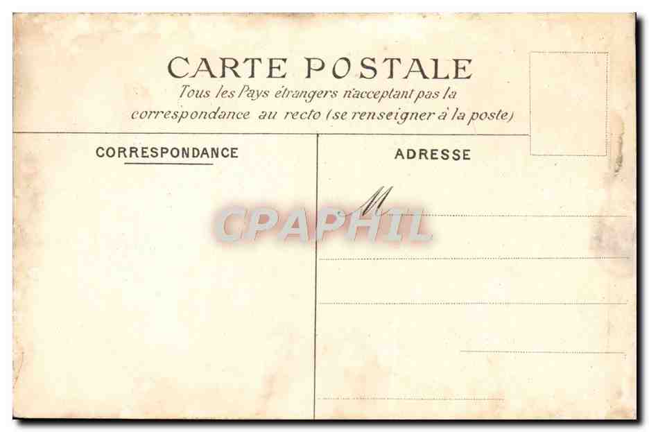 CPA Senat Le Monument De Ferdinand Fabre — Rückseite