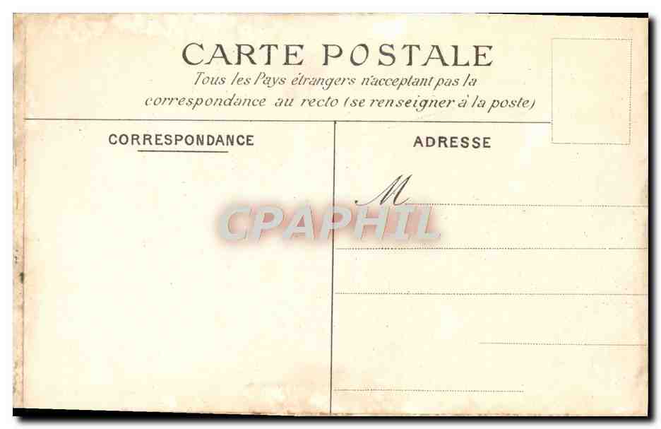 CPA Senat paris Salon Des Messagers D'Etat porte avec colonnes en marbre provenant des Thermes de Julien — Rückseite