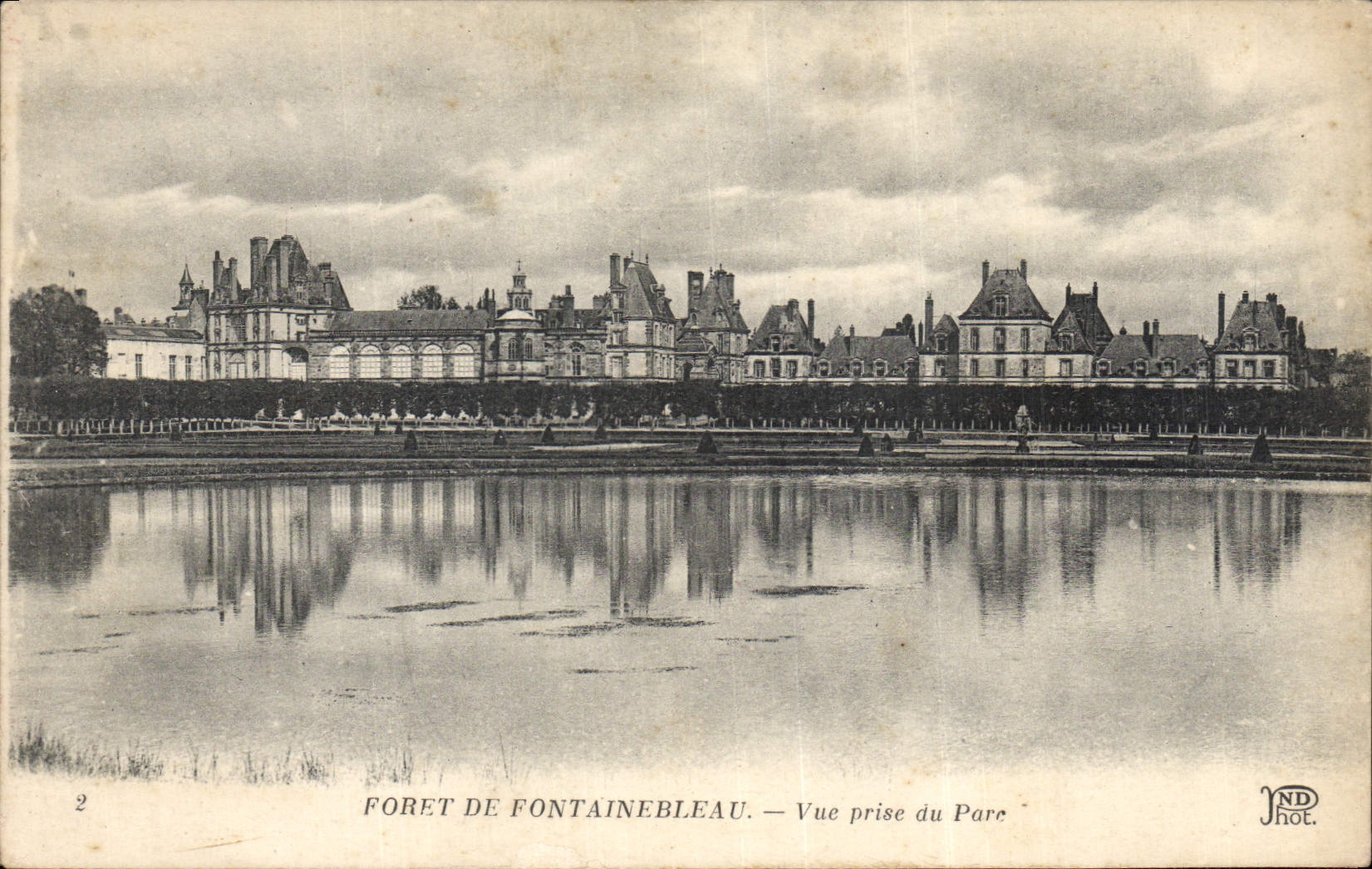 Woud van Fontainebleau — Uitzicht genomen vanaf het Park — ND Phot.