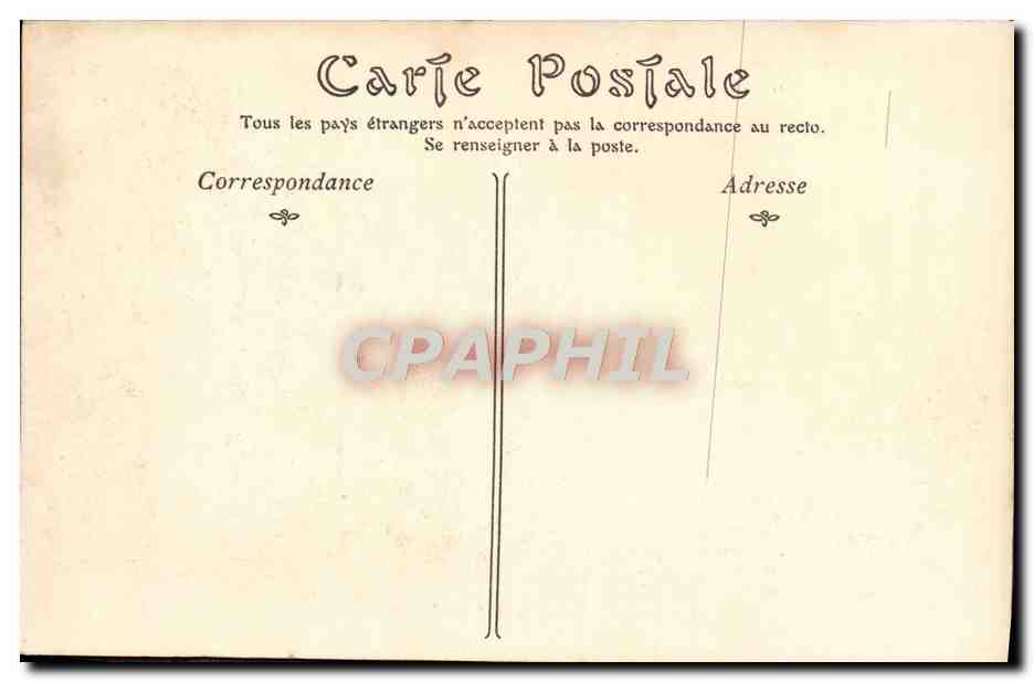 CPA Route de Nice a Monaco Tournant de Saint Laurent — Rückseite