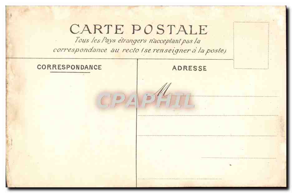 CPA Paris Senat Les Jordaens La fete de Bacchus  — Rückseite