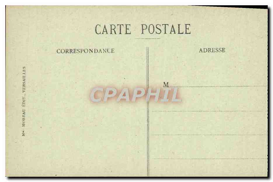 CPA Versailles Grand Trianon Sur Les Jardins — Rückseite