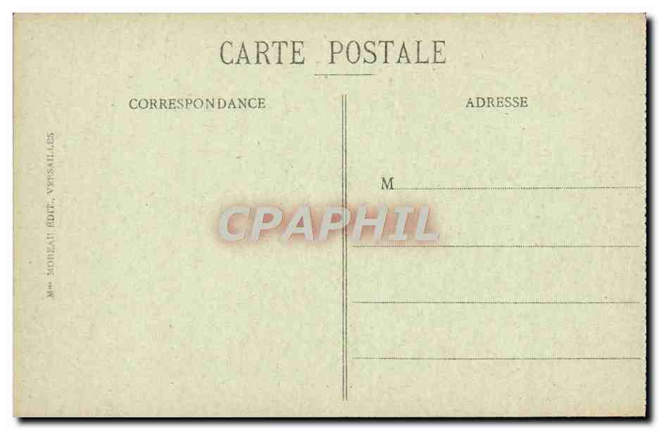 CPA Versailles Grand Trianon Chambre a coucher de Louis Philippe — Verso