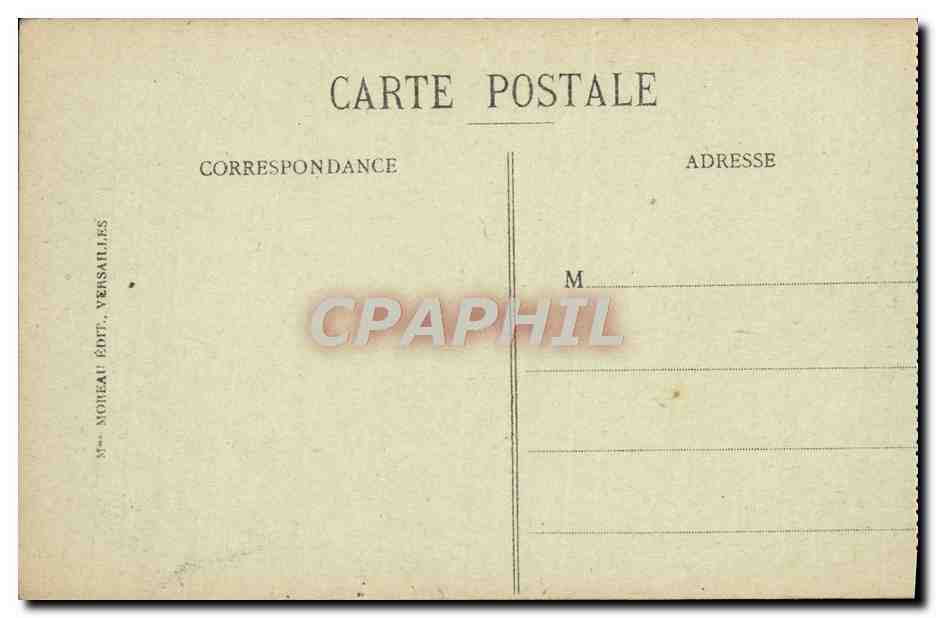 CPA Versailles Hameau de Marie Antomette La laiterie Chateau — Rückseite