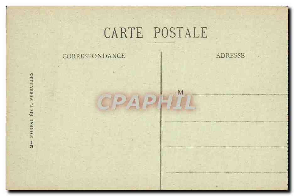 CPA Versailles Panorama  — Verso