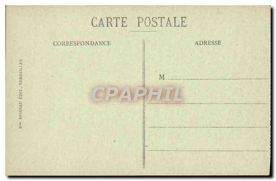 CPA Versailles Palais Du Grand Trianon Chambre a coucher de Napoleon 1er — Verso