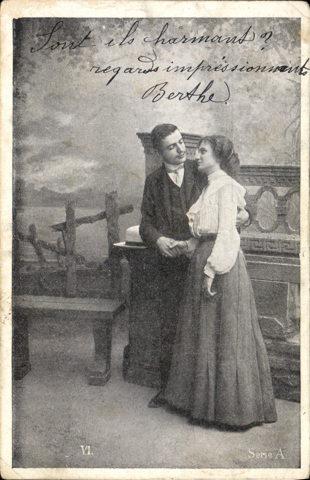 CPA Fantaisie Femme 