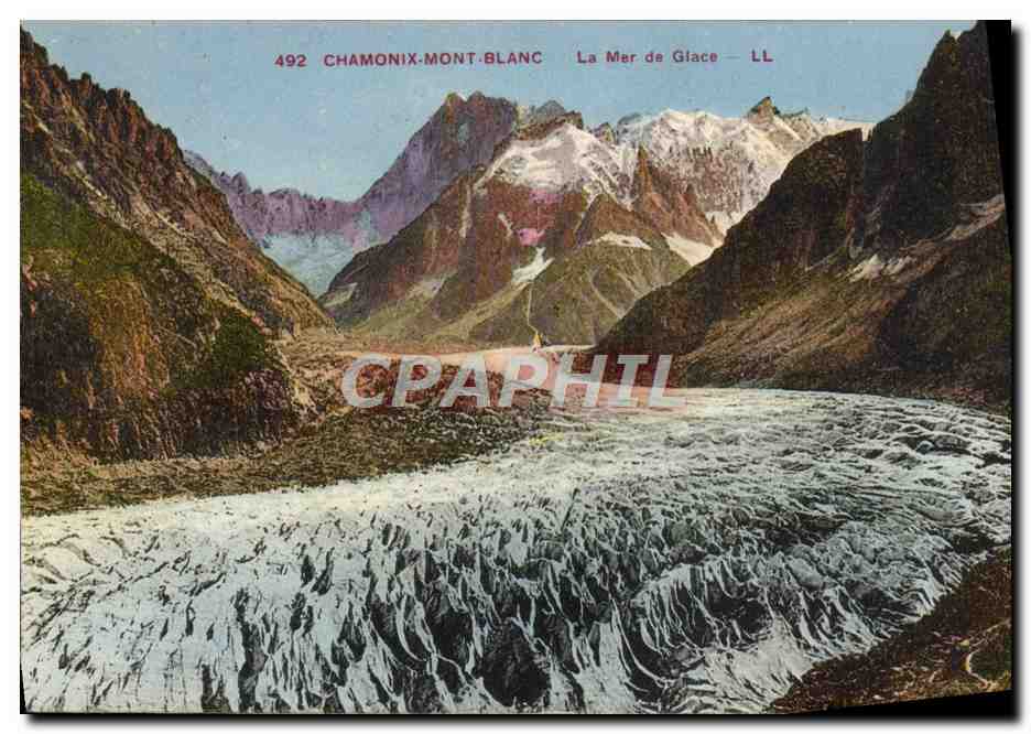 CPA Chamonix Mont Blanc La Mer de Glace