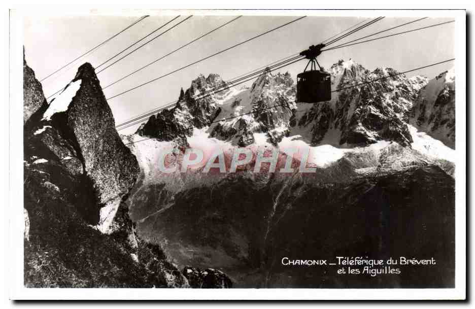 CPM Chamonix Mont Blanc Teleferique du Brevent et les Aiguilles