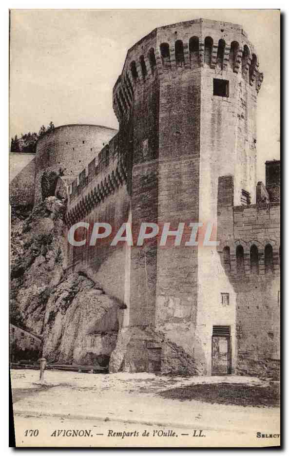 CPA Avignon remparts de L'Oulle